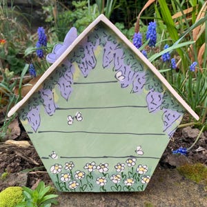 Personalized Dog Urn for Ashes, Hand-Painted Ceramic Pet Memorial Keepsake House image 9