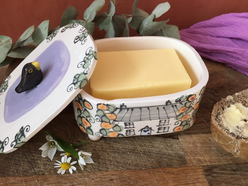 Butter Dish Handmade Butter Dish Pottery Butter Dish Etsy UK