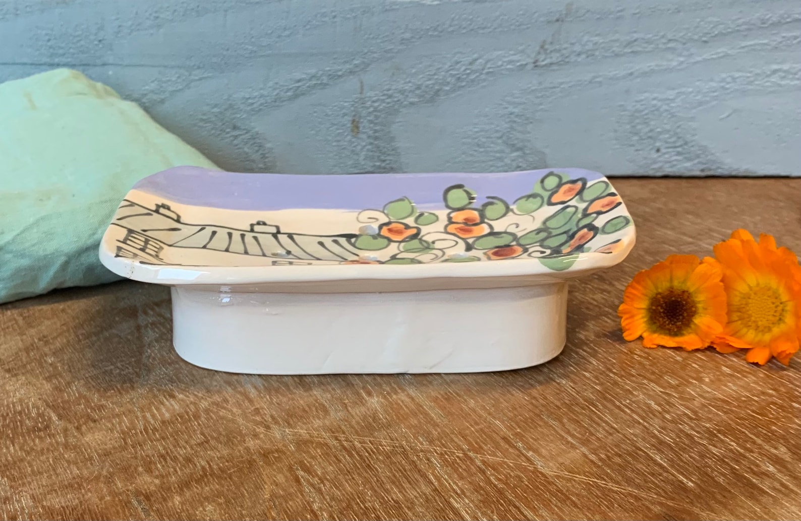 Soap Dish With Holes Soap Dish Soap Tray Soap Birthday Etsy