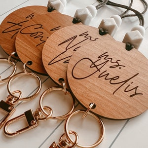 Teacher Lanyard// Personalized Teacher Lanyard// Engraved Teacher Lanyard// Teacher Wooden Lanyard
