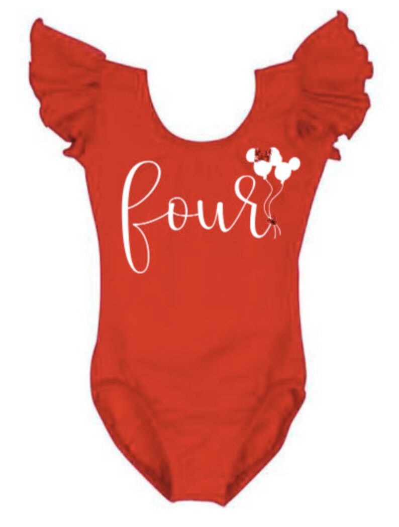 GIRLS LEOTARD/ Birthday Leotard/ Custom Birthday Outfit Etsy