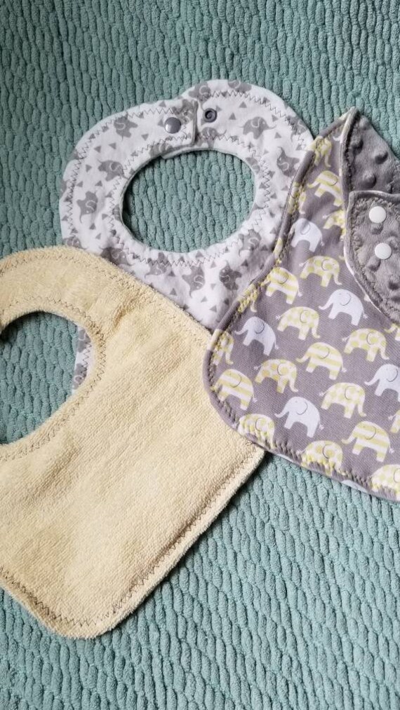 neutral baby bibs