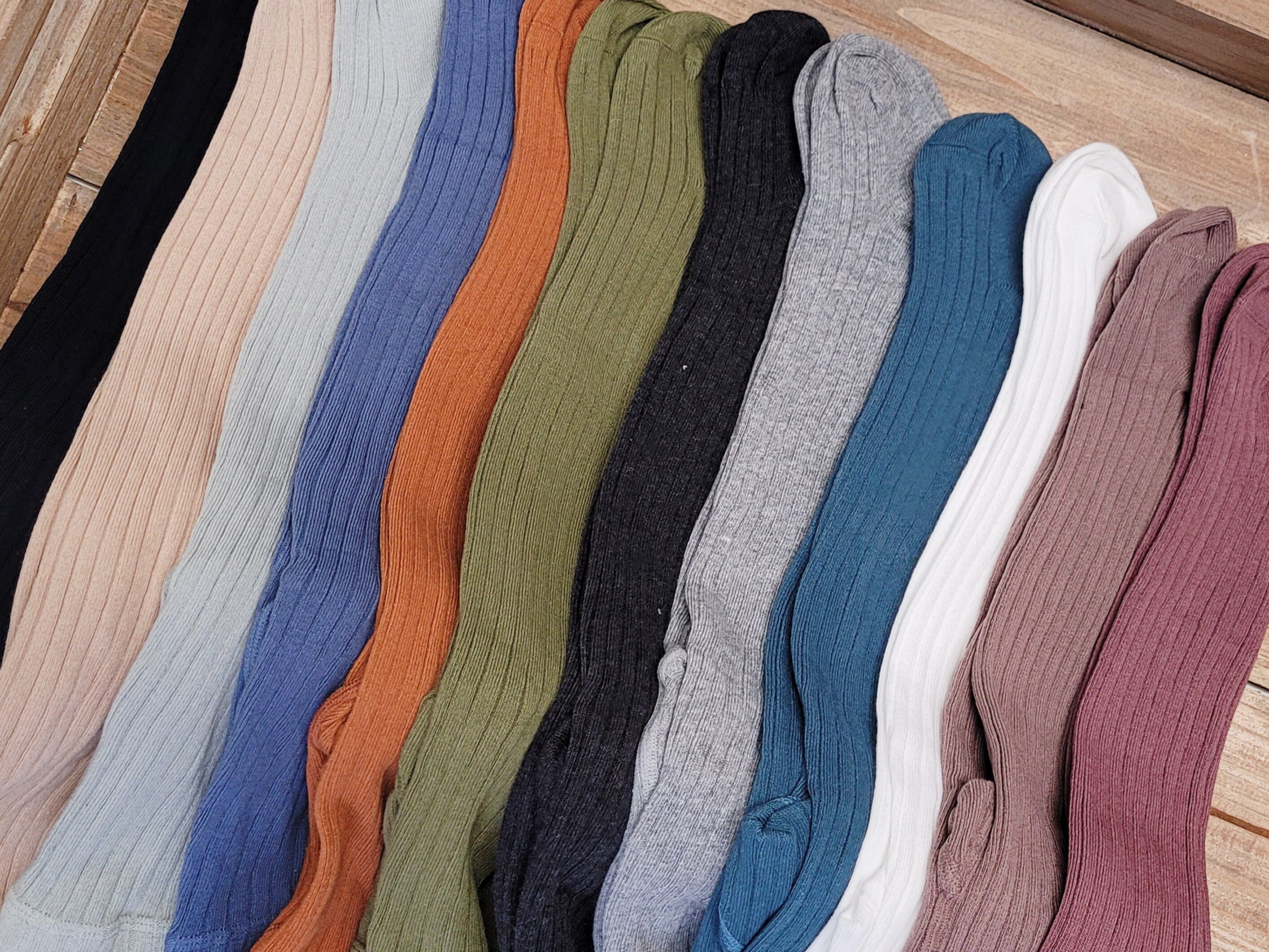 Kids ribbed tights cheap