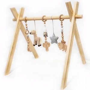 etsy wooden play gym
