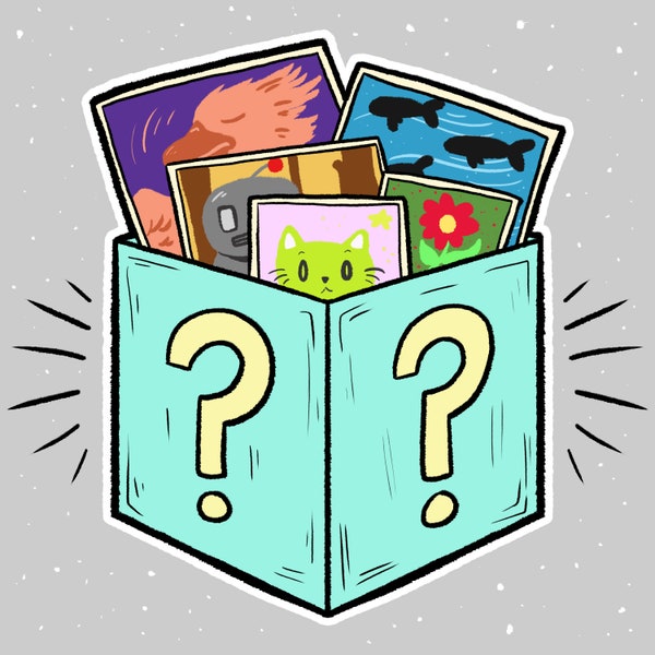 Art Supplies Mystery Box Etsy