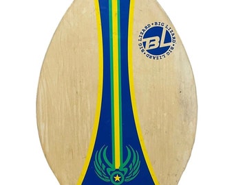 AMLESO Skimboard For Beginners - 30 Inch Wooden Beach Sand Board For Men & Women