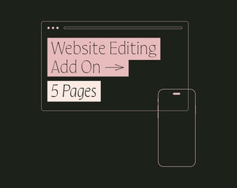 5 Page Website Edit Add On