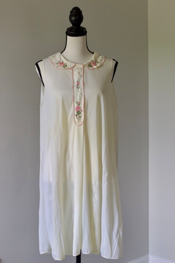 Vintage Pale Yellow Slip - S