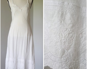 Vintage Whisper: 30's Linen Midi Slip Dress