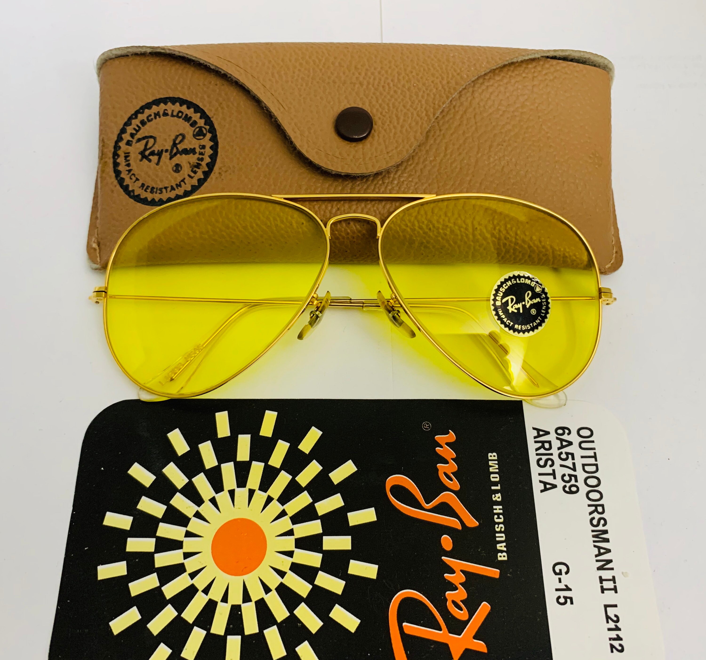 Occhiali ray ban gialli hotsell