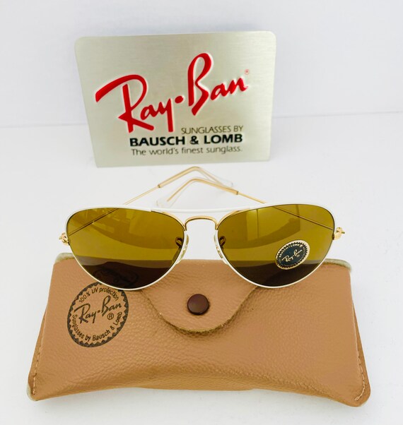 New Old Stock 58m vintage aviator FLYING Ray Ban … - image 5