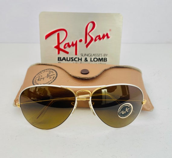 New Old Stock 58m vintage aviator FLYING Ray Ban … - image 3