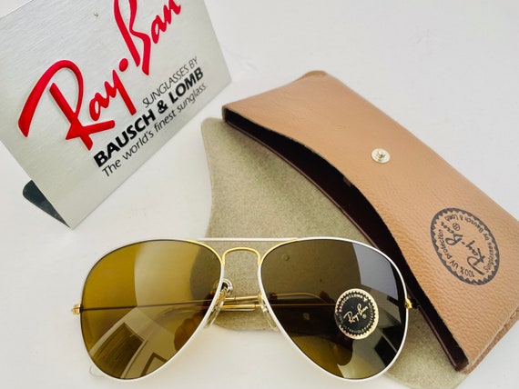 New Old Stock 58m vintage aviator FLYING Ray Ban … - image 1