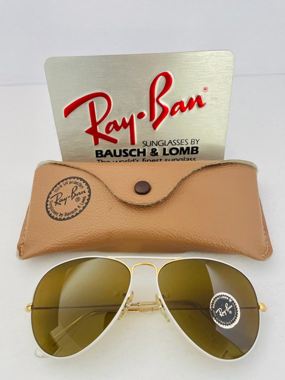 New Old Stock 58m vintage aviator FLYING Ray Ban … - image 2