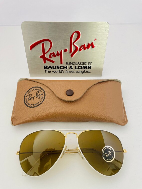 New Old Stock 58m vintage aviator FLYING Ray Ban … - image 4