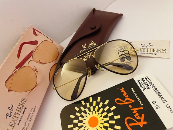 Vintage bausch and lomb aviator sunglasses sale