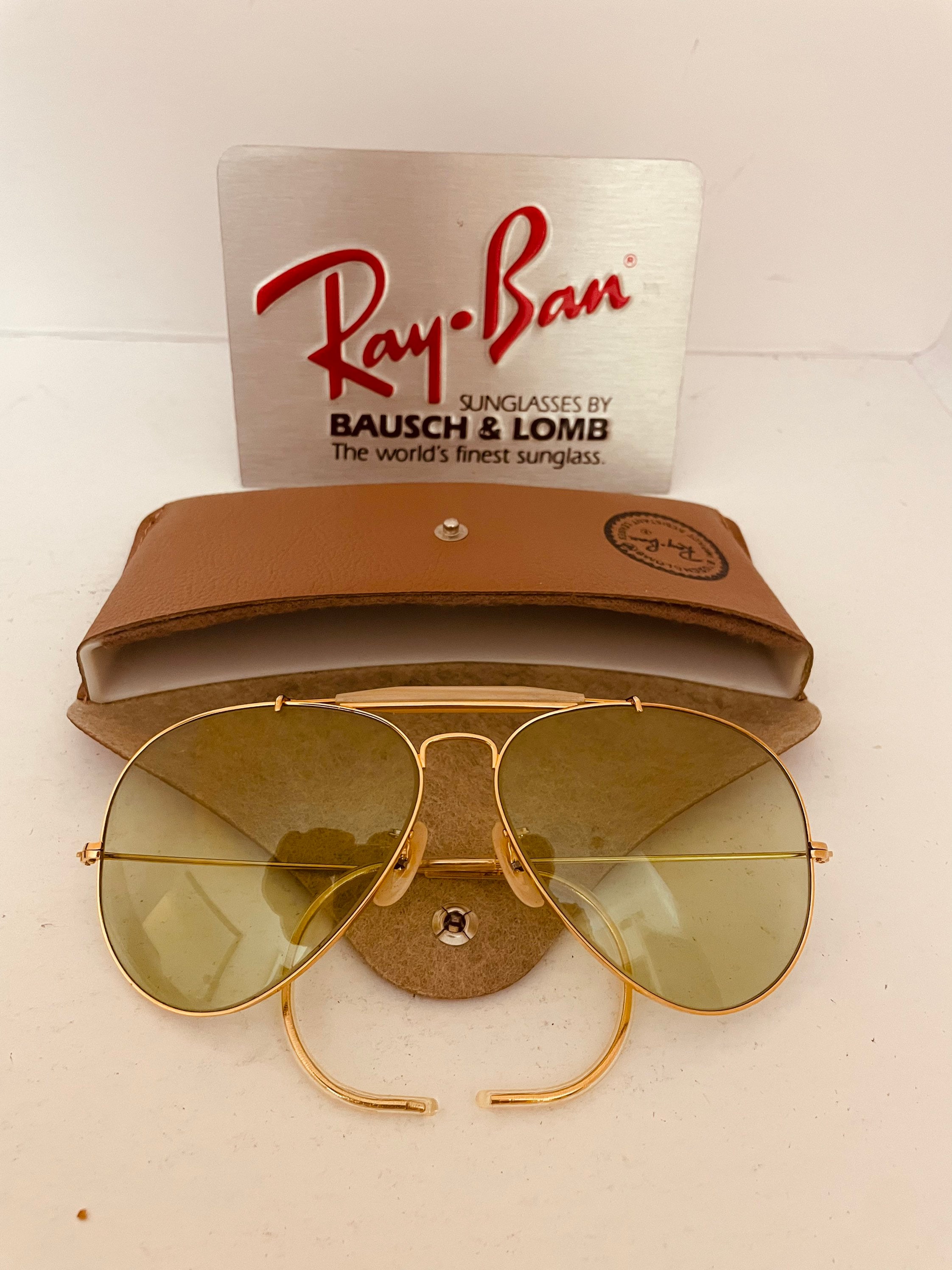 62mm Green Changeable Photochromic RB2 Vintage Aviator Ray Ban - Etsy