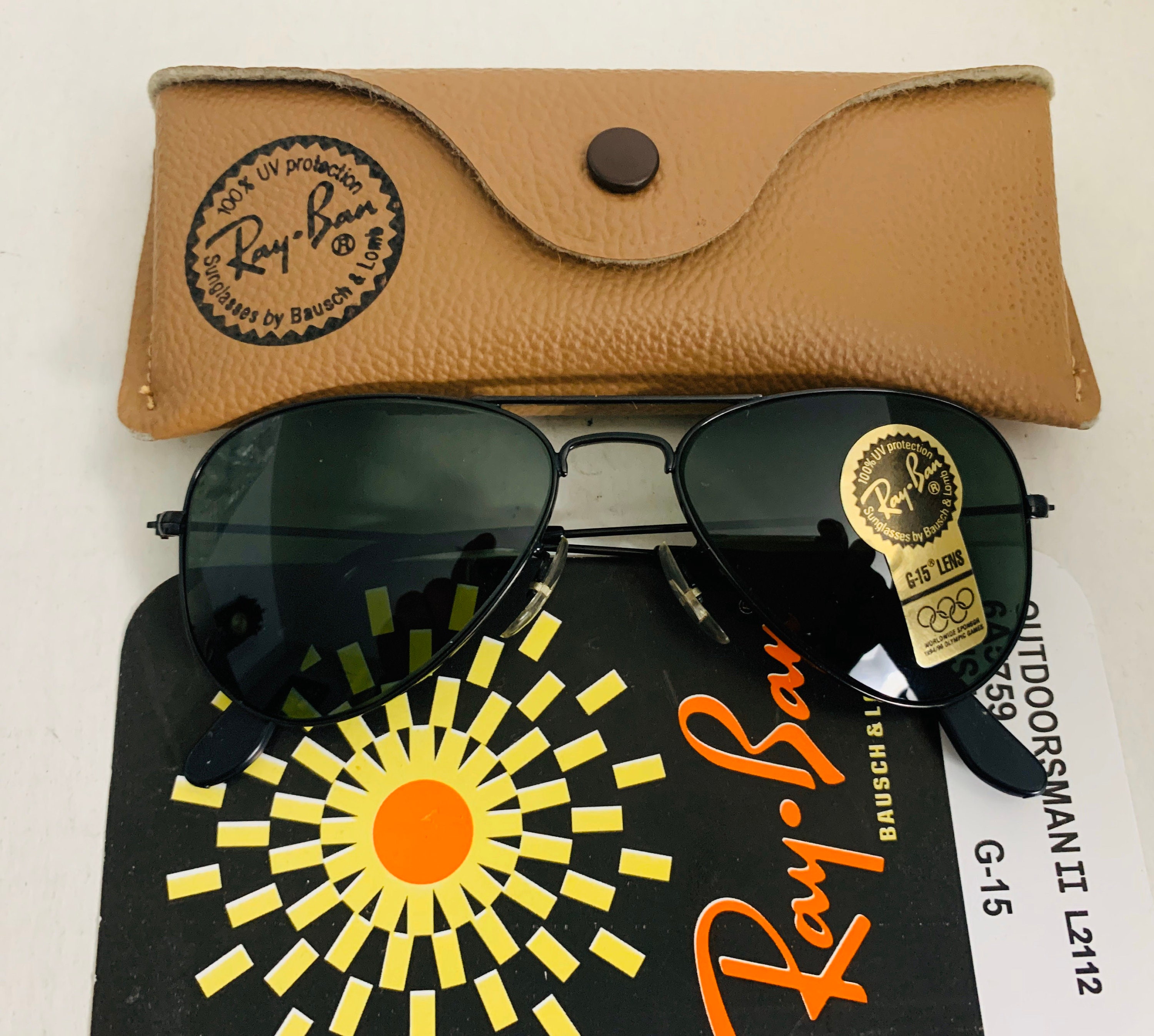 New Old Stock 52MM Small Vintage Aviator Ray Ban Sunglasses - Etsy