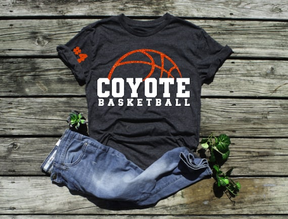 Personalized Basketball spirit shirts Customized with your mascot