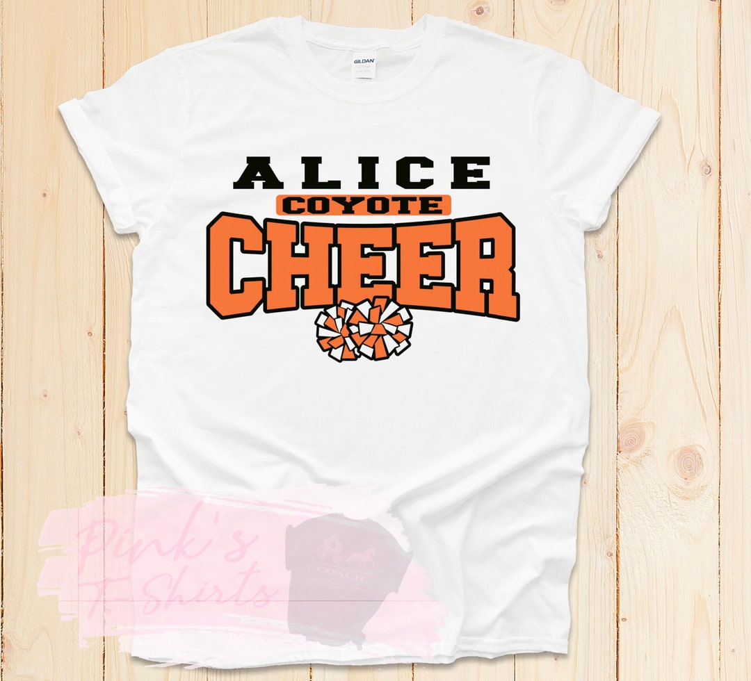 Personalized Cheer Spirit Shirt With City and Mascot Cheerleading ...