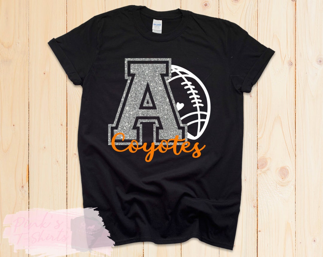 Personalized Football Spirit Shirts for Girls and Women Girly High