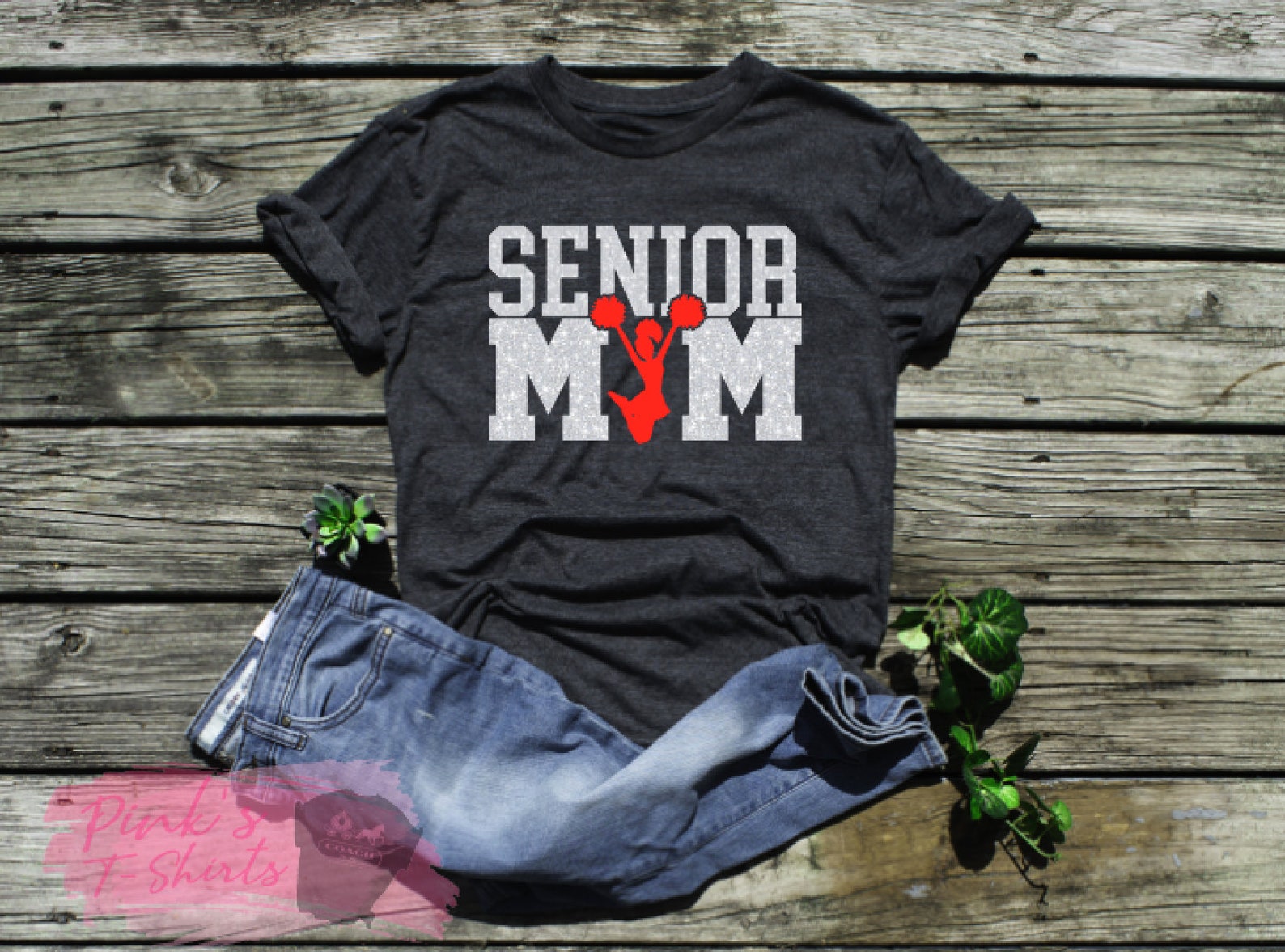 senior mom cheer shirts