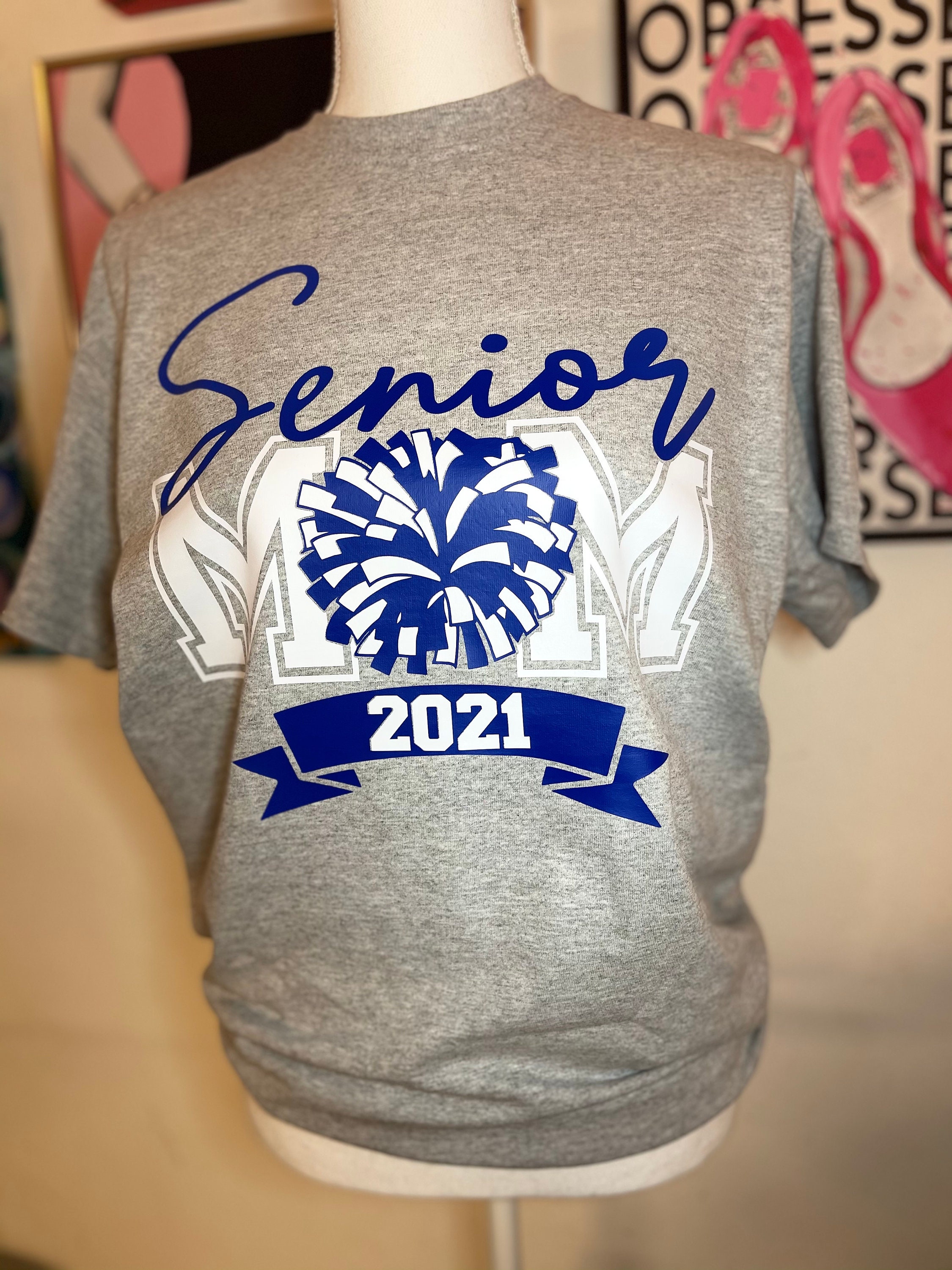 senior mom cheer shirts