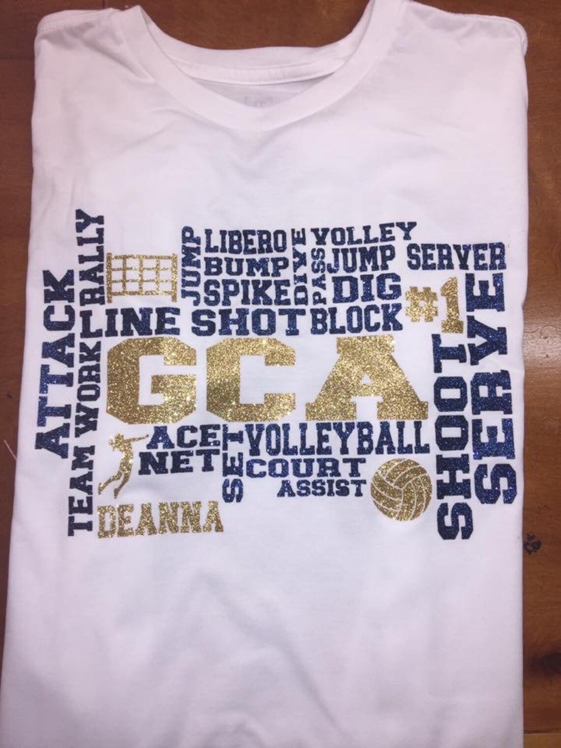 Personalized Volleyball Spirit Shirts Customized With Your Etsy