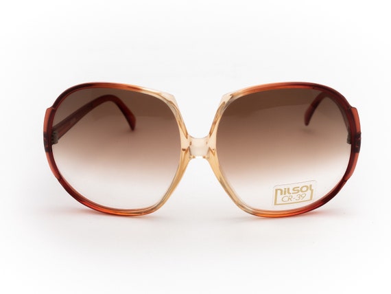 Round Vintage Sunglasses Italian Nilsol | 1970’s O