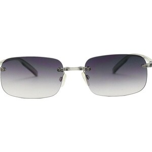 Rimless Square Sunglasses 2000's Y2k Sunglasses Uncut - Etsy