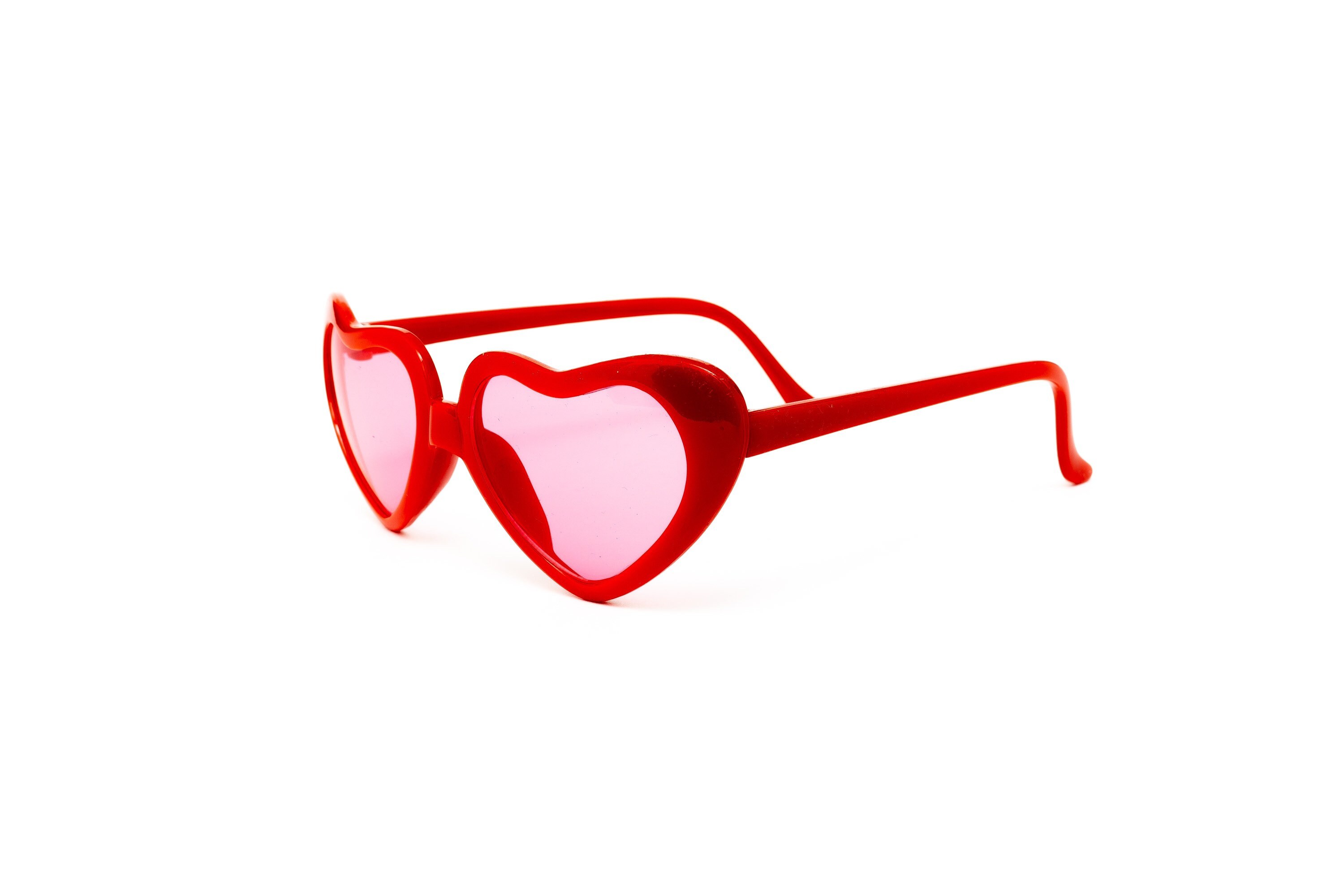 Tinted Red Heart Sunglasses Vintage y2k watermelon sugar Etsy