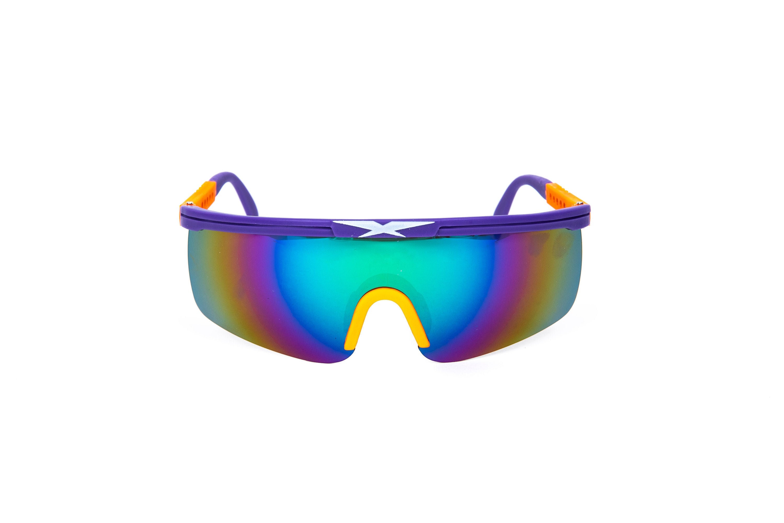 Retro Shield Visor Sunglasses Vintage 80's Eyewear Etsy