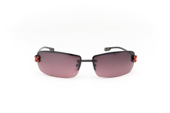 sunglasses FramlessRimless diamond Red 90s Y2K Style rimless vintage