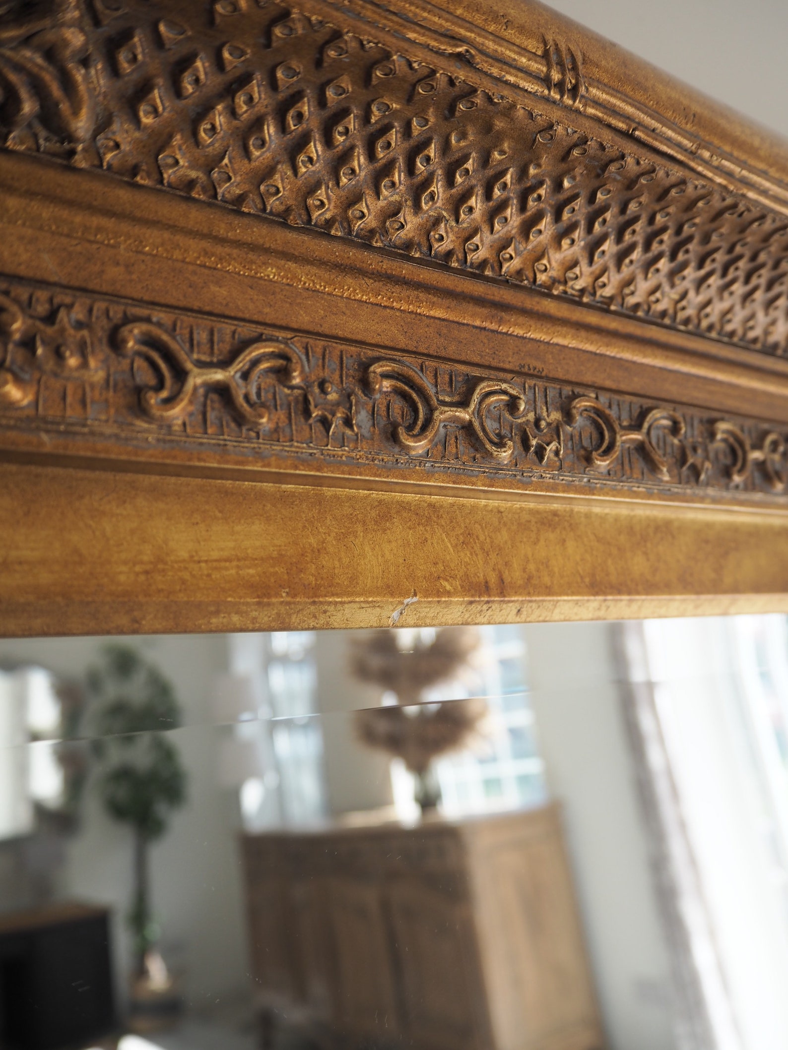 Extra Large Ornate Gold Mirror French Style Vintage Etsy UK