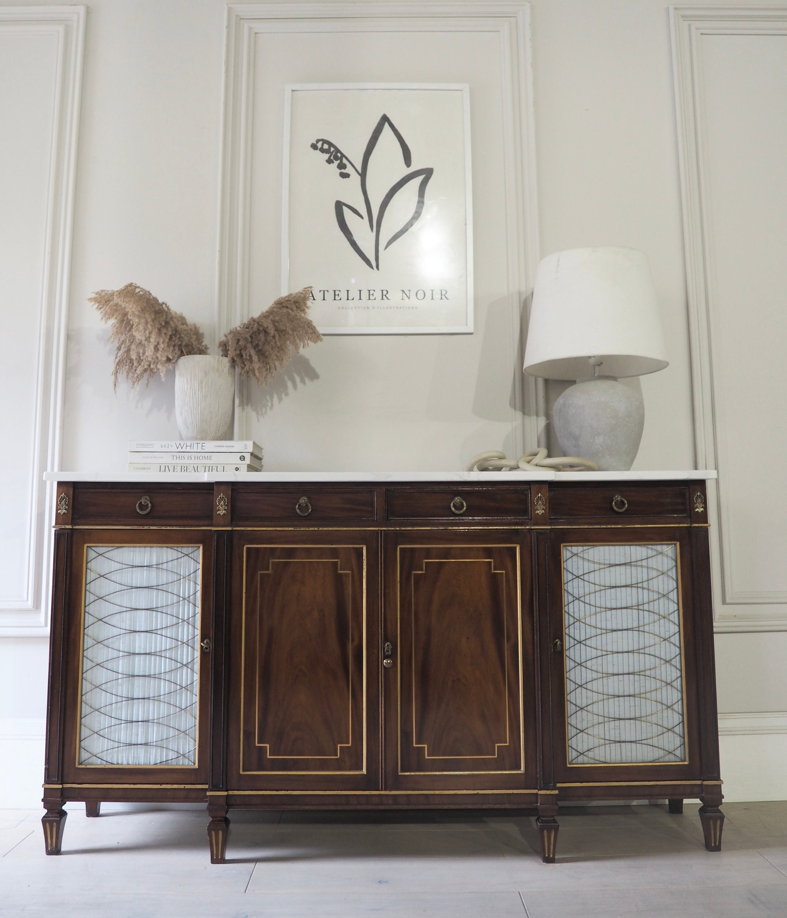 Modern 2024 breakfront cabinet