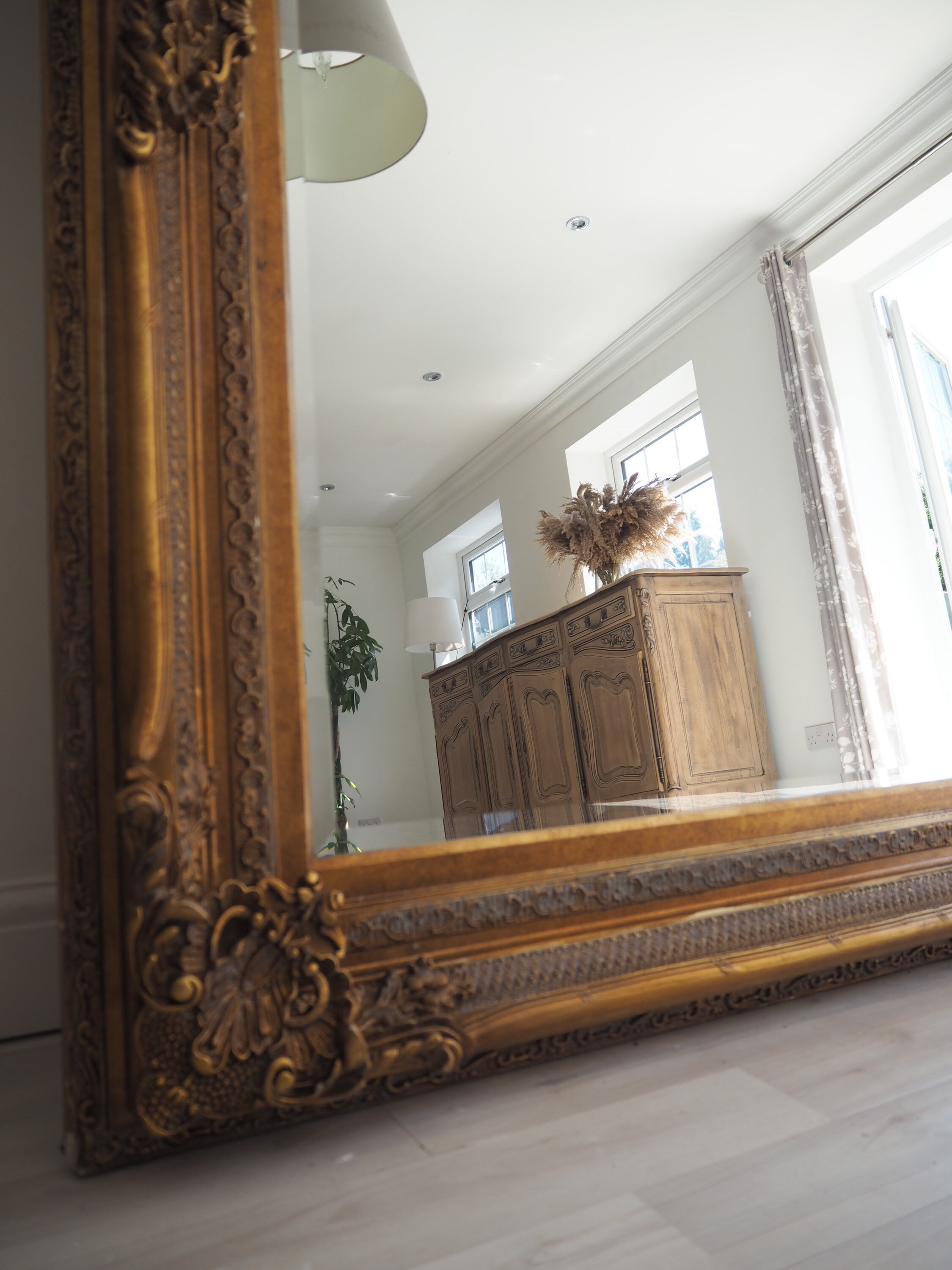 Extra Large Ornate Gold Mirror French Style Vintage Etsy UK