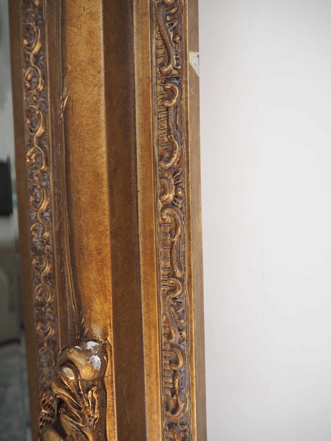 Extra Large Ornate Gold Mirror French Style Vintage Etsy UK