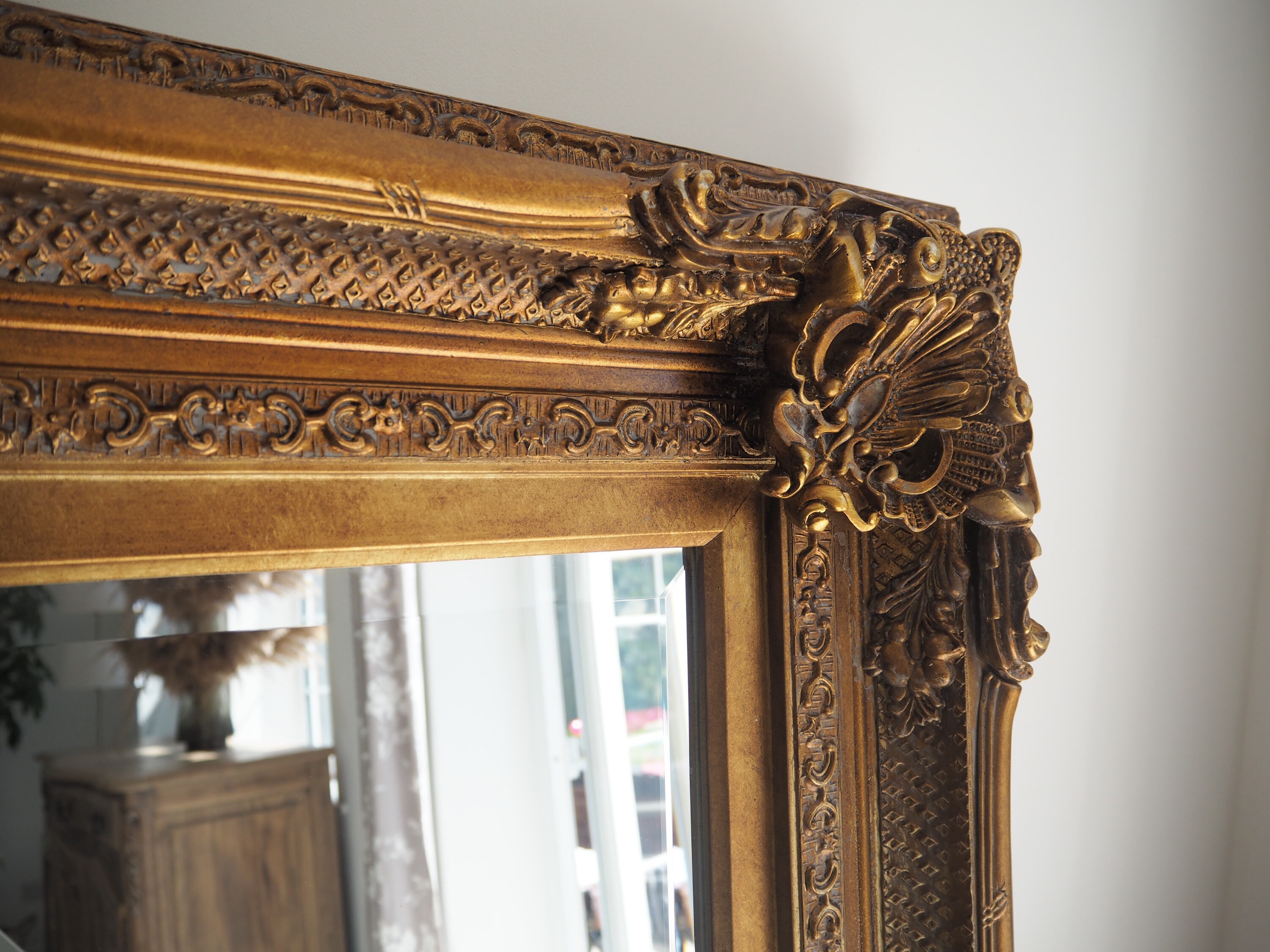 Extra Large Ornate Gold Mirror French Style Vintage Etsy UK