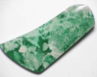 Green Variscite Cab, Freeform Variscite Cabochon, Real Variscite Jewelry Supply, Handmade Cabochon, Varsicite Loose Stone, Freeform Cut Gem