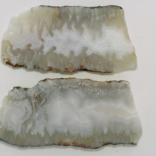 RESERVED FOR GMA, Moroccan Ghost Agate Slab Pair, Moroccan Ghost Agate, Ghost Agate, Slabs for Cabs