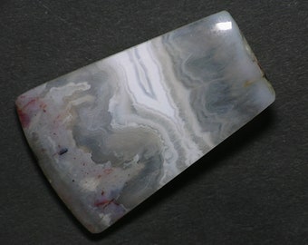 Moroccan Ghost Agate Cabochon with Reds, Moroccan Agate Cabochon, Moroccan Agate Cab With Red, Ghost Agate Cab, Agate Cab, Agate Cabochon,