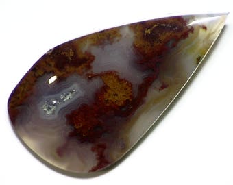 Moss Agate Cabochon, Moss Agate Cab, Moss Agate, Agate cab, Agate Cabochon, Brown Agate, Red Agate Cab, Real Agate cab,