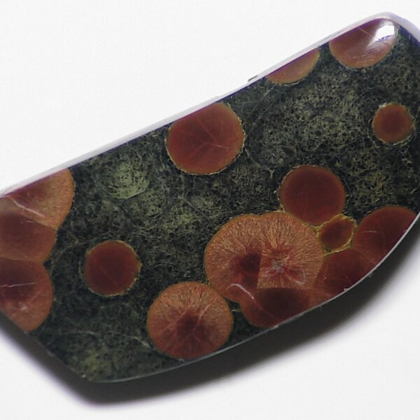 RESERVED FOR B! Peanut Obsidian Cab, Custom Cut cab from Customers material!