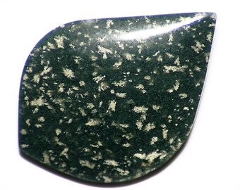 Confetti Jasper Cabochon, Confetti Jasper Cab, Green and White Jasper Cabochon, Jasper Cabochon, Jasper Cab, Green Jasper Cab,