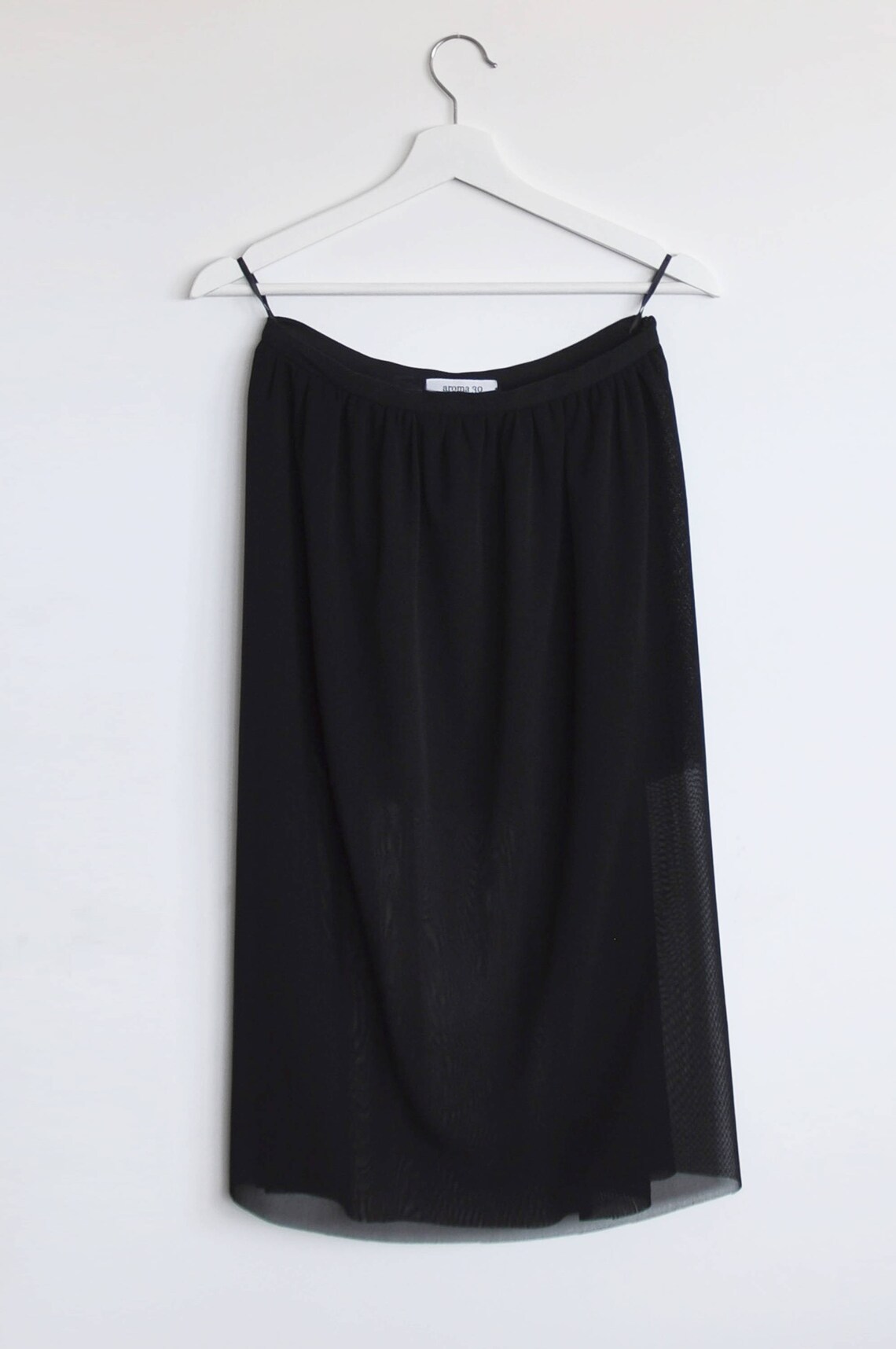 Preorder BESTSELLER Black Tulle skirt See through Midi skirt | Etsy