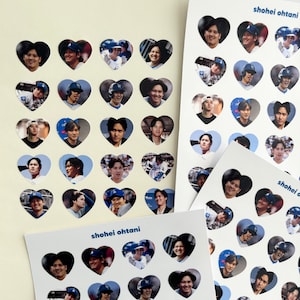 Shohei Ohtani Heart Stickers Ver 2
