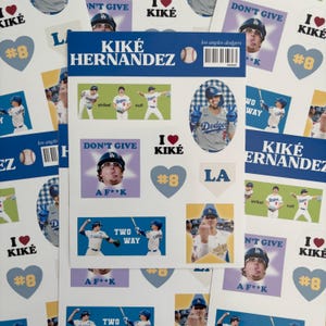 Kiké Hernández Sticker Sheet