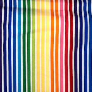 Rainbow straps 100% cotton fabric,kids fabric ,apparel fabric