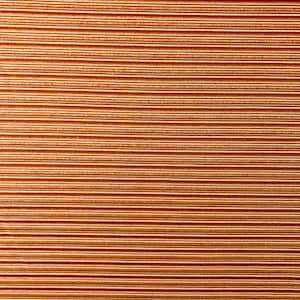 May include: A close-up of a textured, woven fabric with horizontal stripes in shades of brown and orange.
