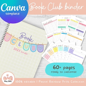 Kinderbuchklub Sammelmappe | Canva Vorlage